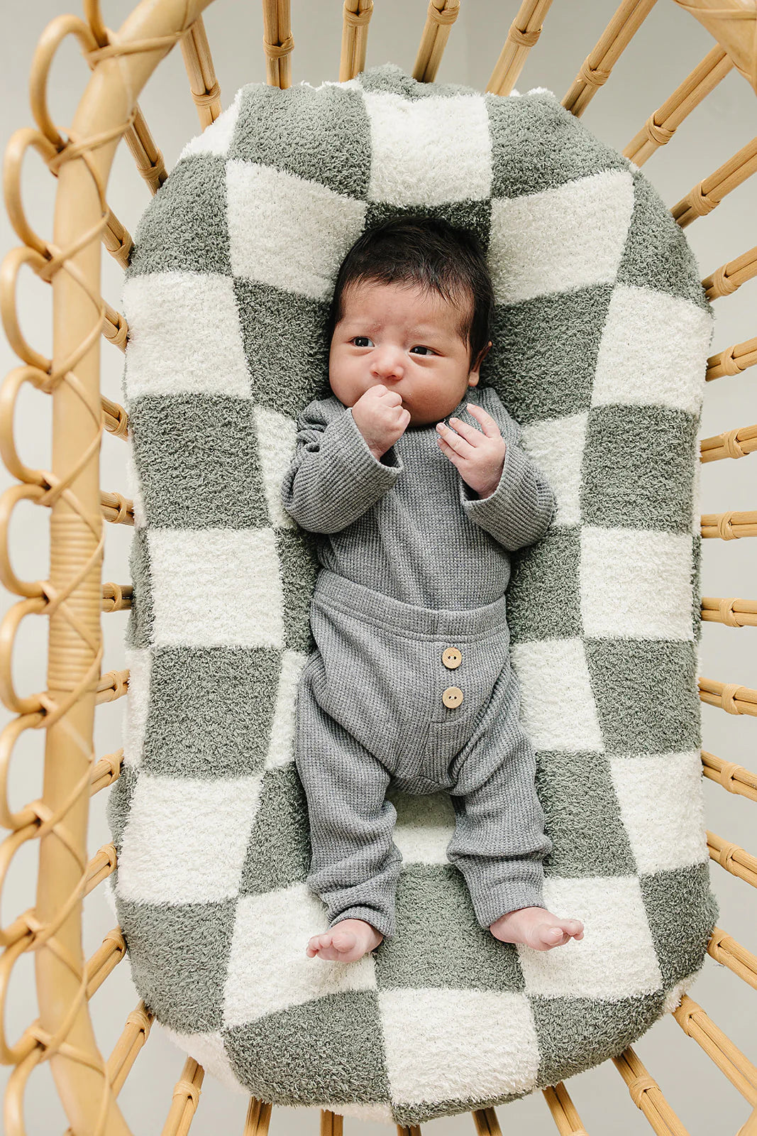 Bodysuit Waffle Set | Charcoal