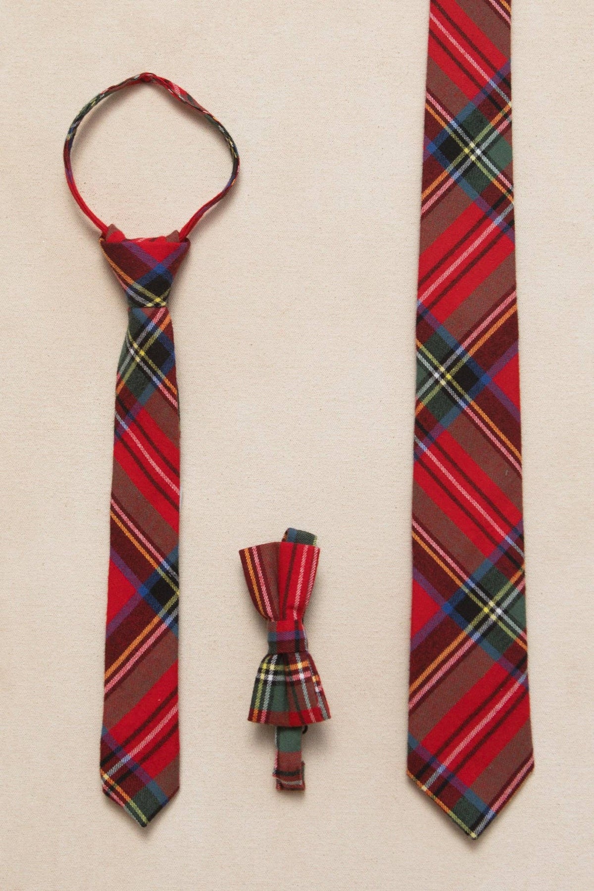 Mens Tie | Holiday Plaid