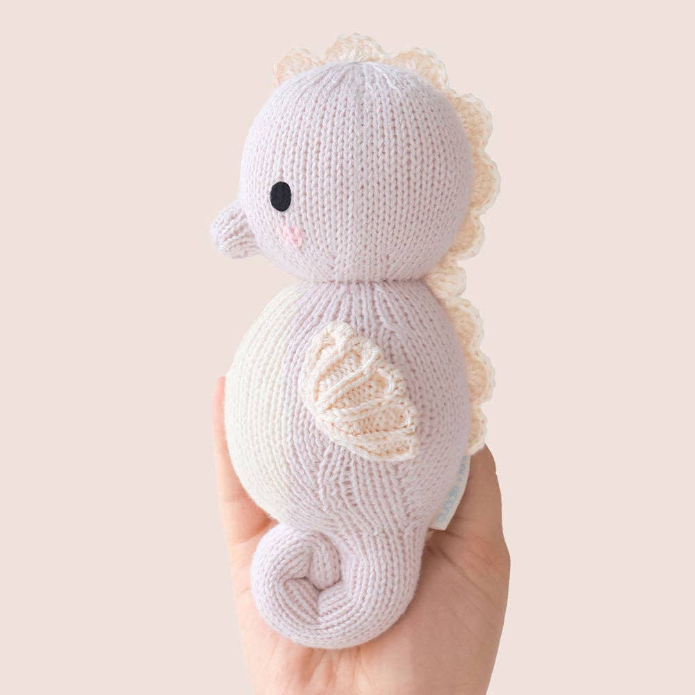 Baby seahorse (lilac) | cuddle+kind baby animal