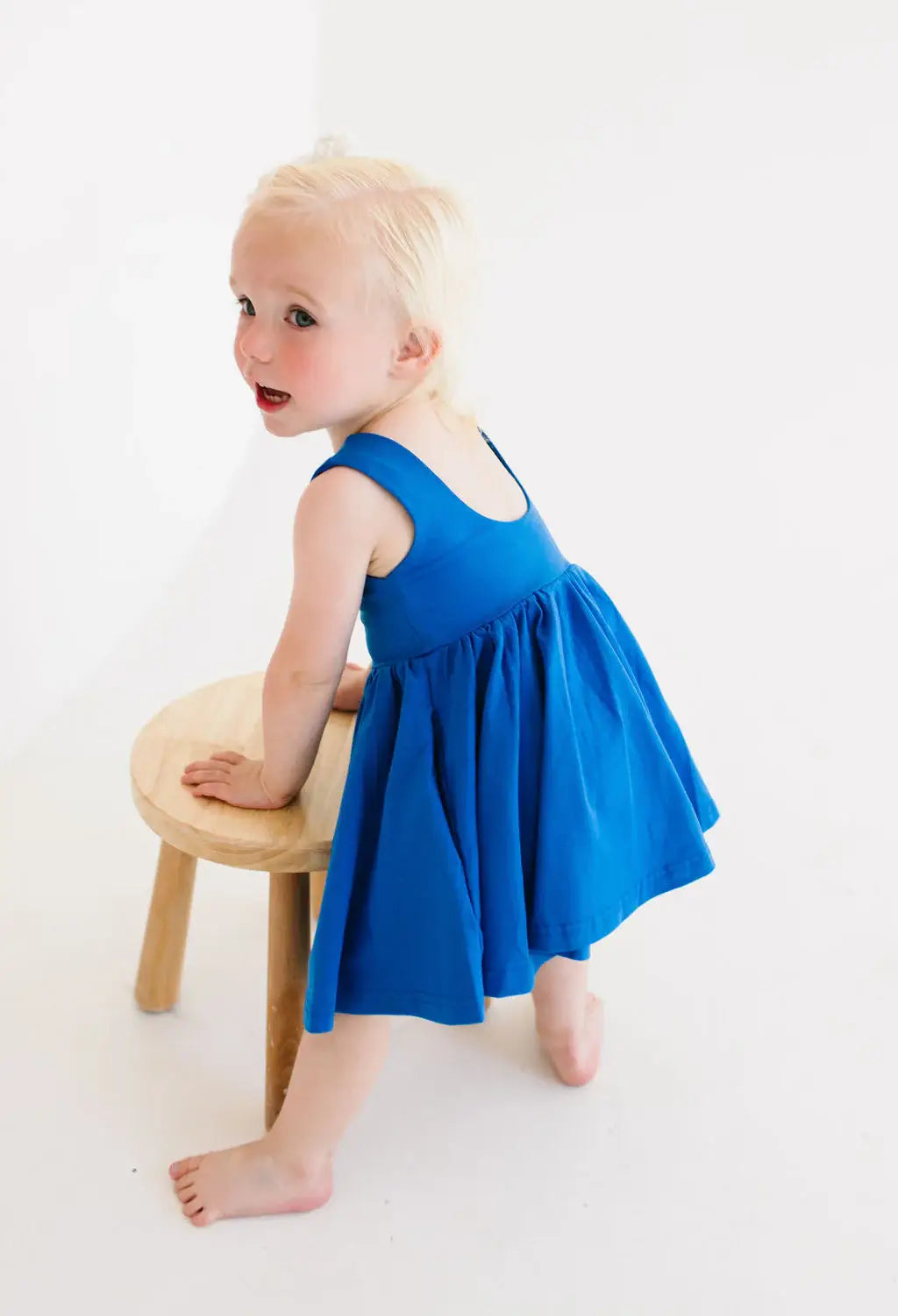 Tank Dress in Deep Sea Blue