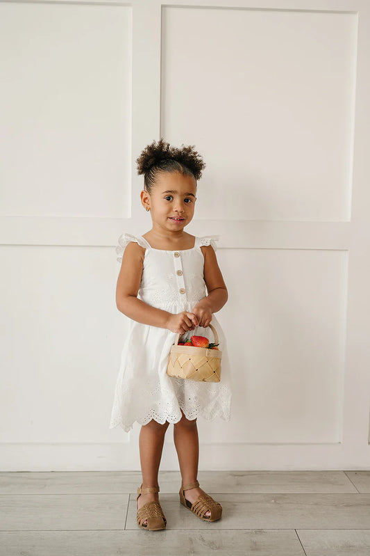 White Eyelet Dress