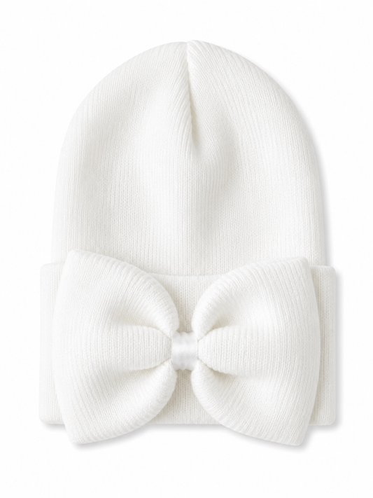 Baby's First Hat®, Warm White Bow
