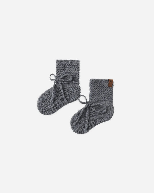 Knit Booties | Midnight