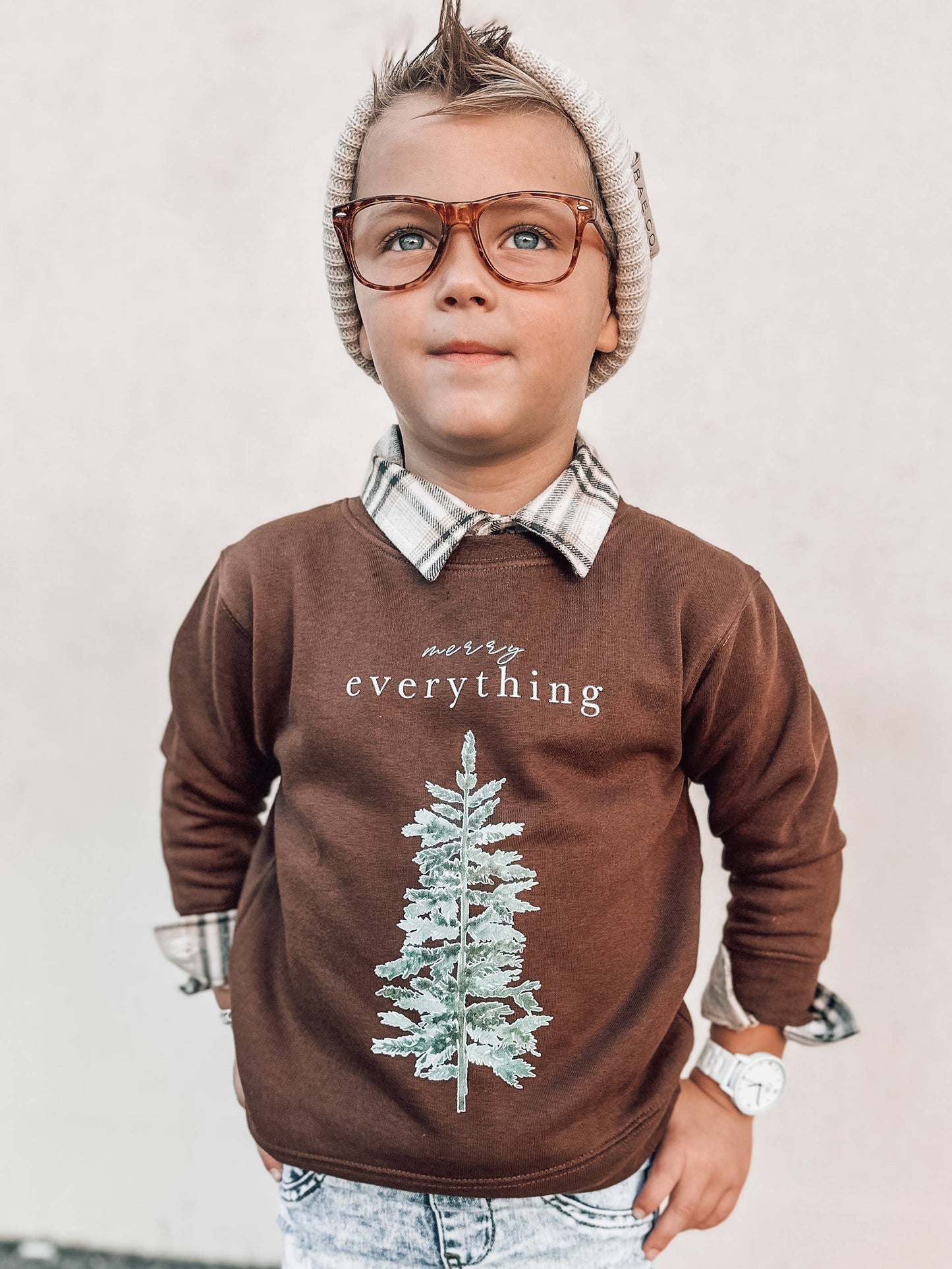 Merry Everything | Kids Christmas Sweatshirt