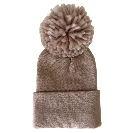 Baby's First Hat | Tan Pom