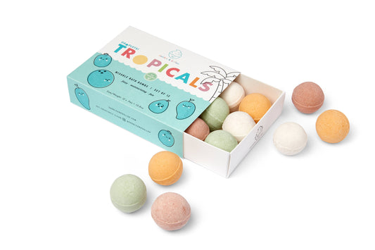 All-Natural Mini Bath Bombs - New Tropical Scents