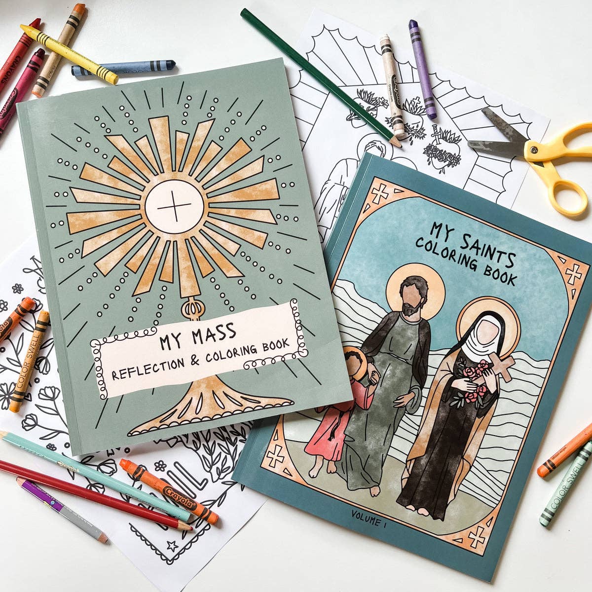 Catholic Coloring Book: My Mass Reflection & Coloring Book