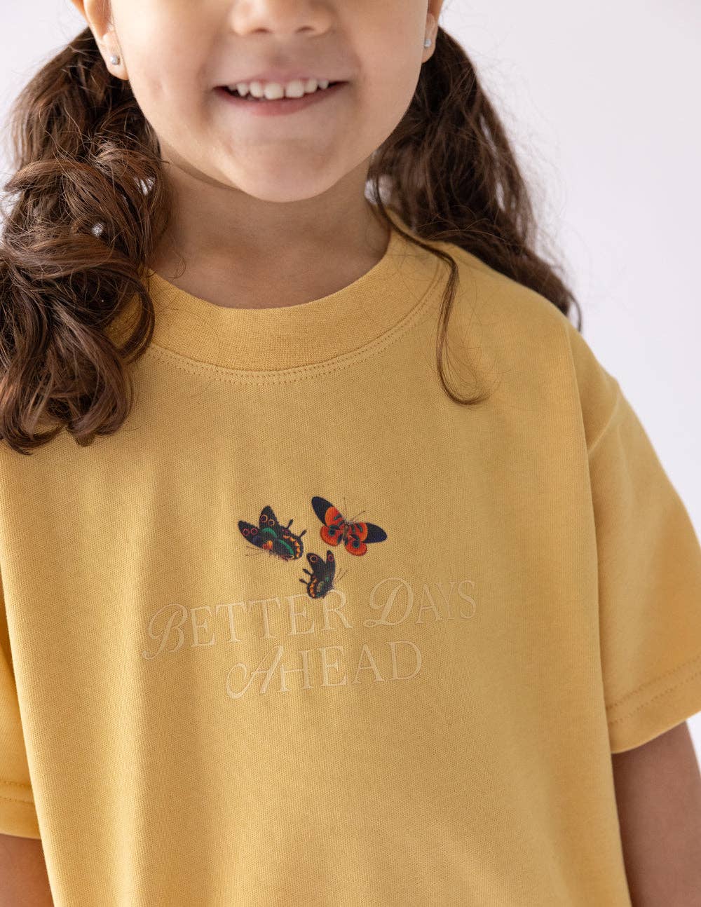 Better Days Butterfly | Kids Tee