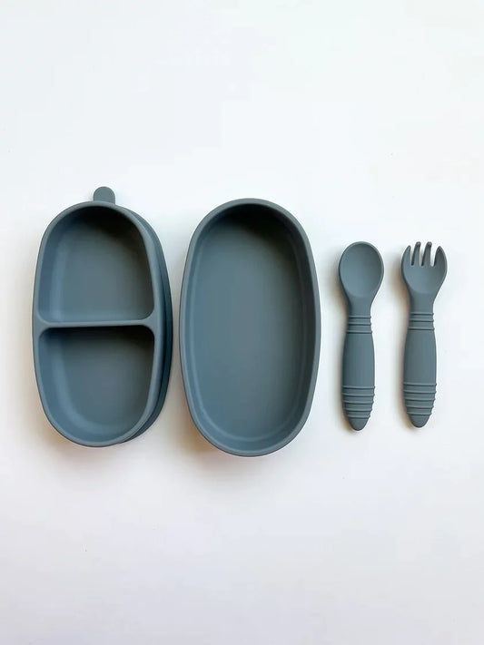 Wanderer Plate and Container Set | Slate