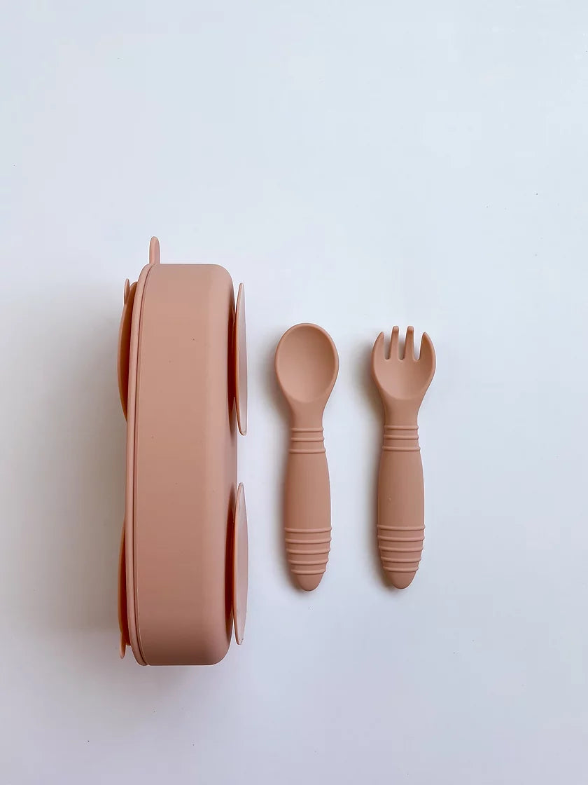 Wanderer Plate and Container Set | Peach
