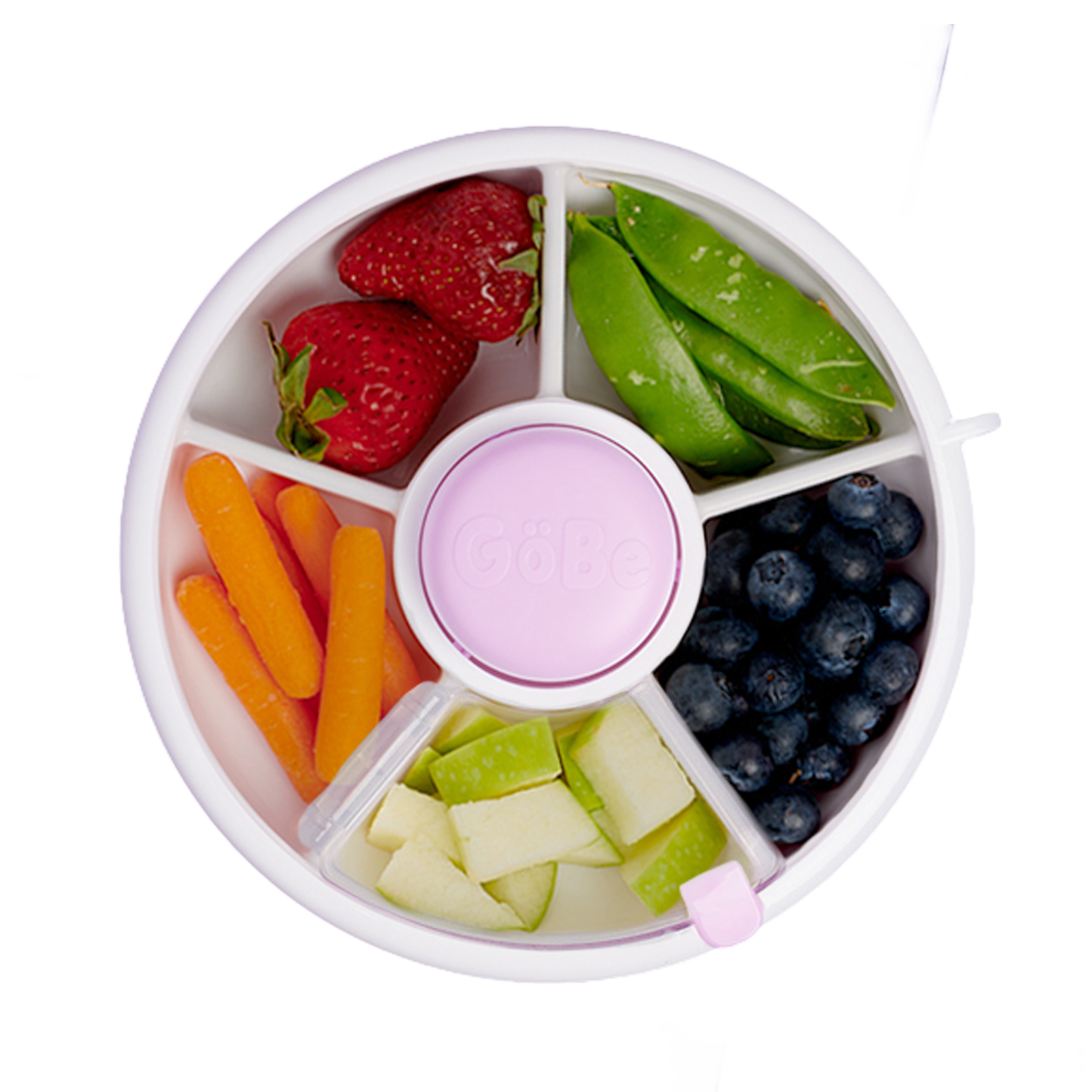 GoBe Kids Small Snack Spinner Flip | Travel Snack Box
