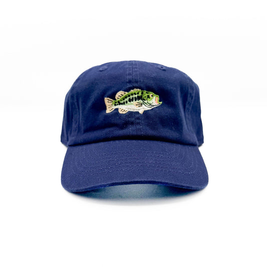 Bass Fish Hat | Navy