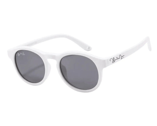 Baby Bendi Polarized Sunglasses | White Cloud