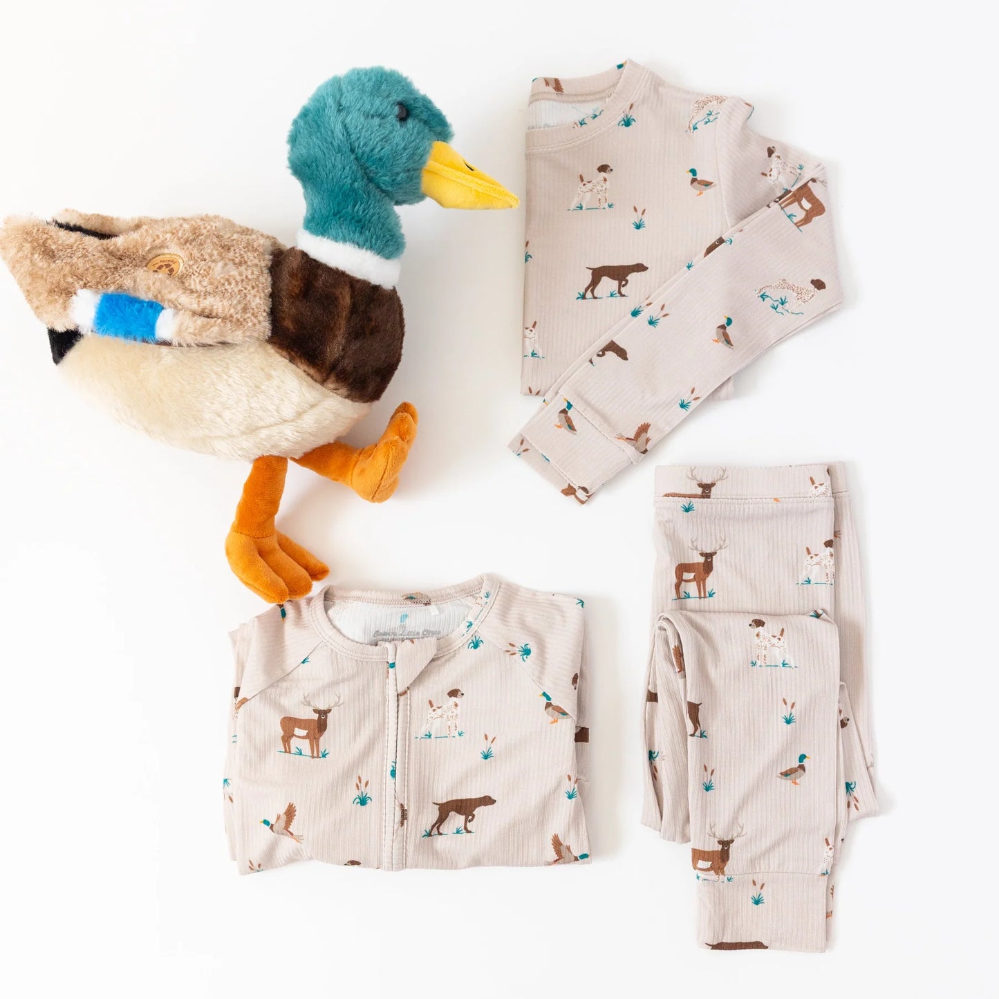 Bamboo Pajama Set | Backcountry (Small Ribbed)