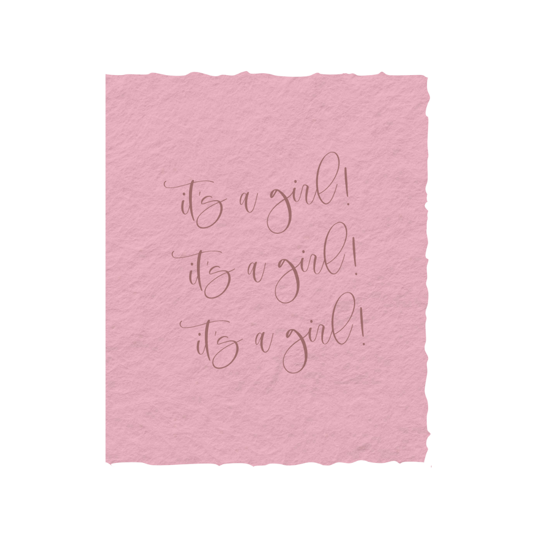 It's a Girl! | Greeting Card