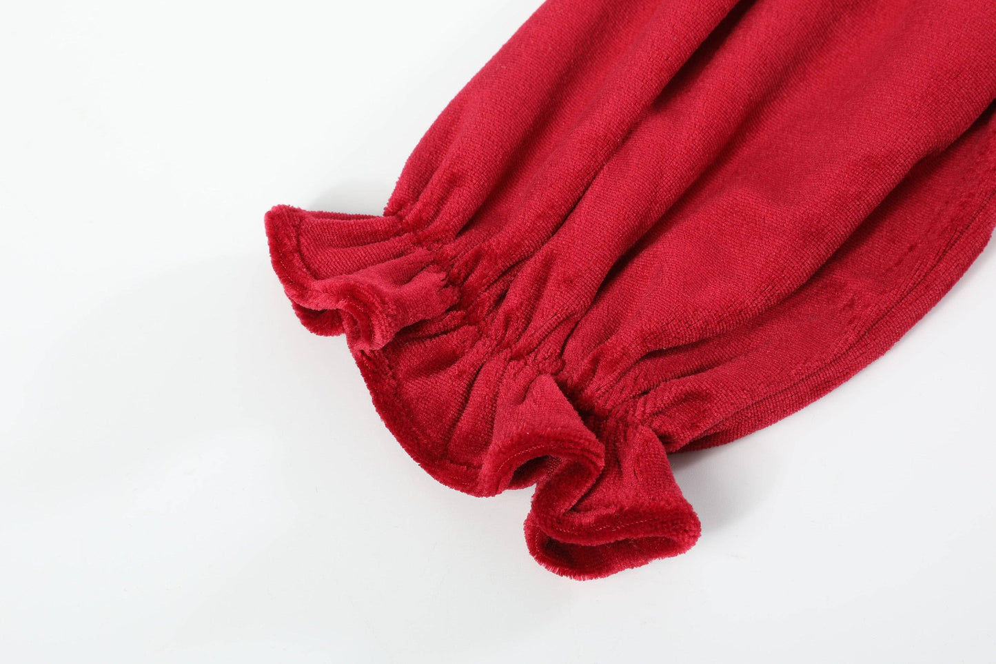 Nativity Long Sleeve Smocked Dress | Red Velvet