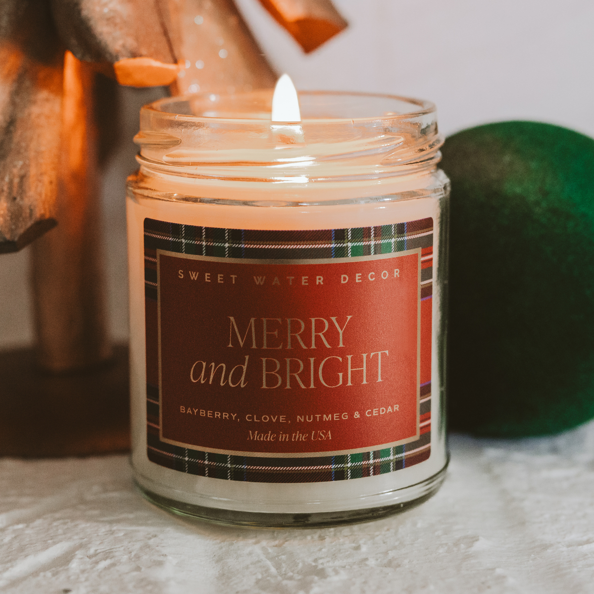 Merry and Bright Soy Candle | 9 oz