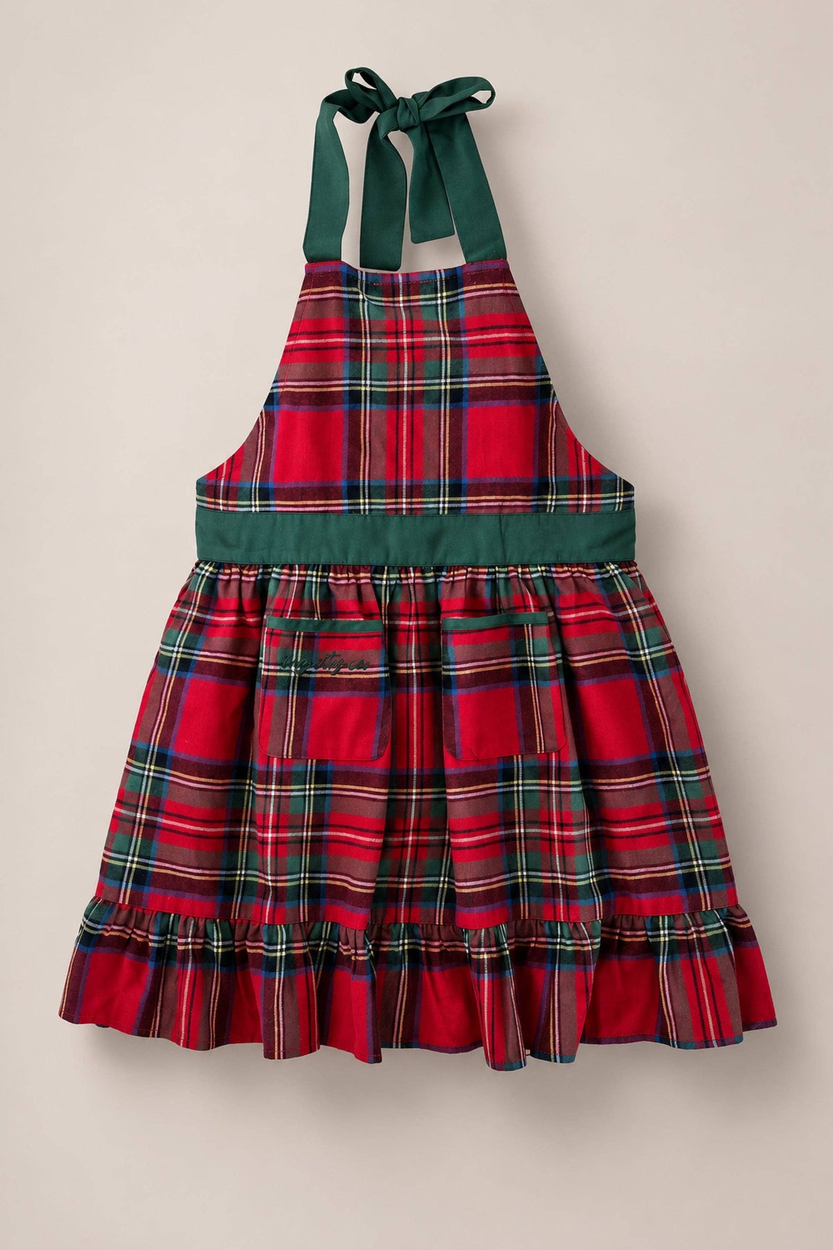 Mini Ivy Apron | Holiday Plaid