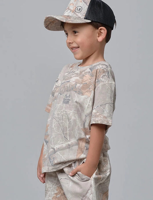Boxy Tee | Edge Colors Driftwood Camo