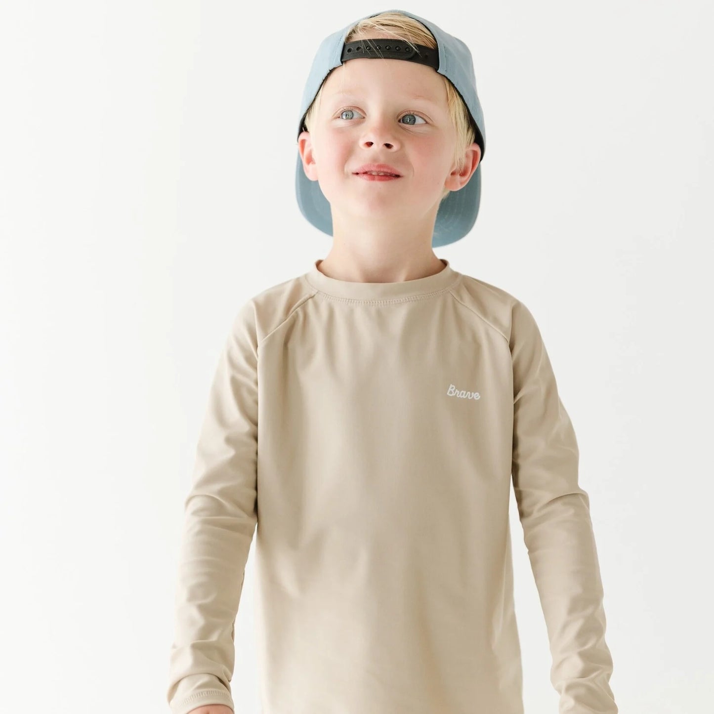 Long Sleeve Rash Guard | Taupe