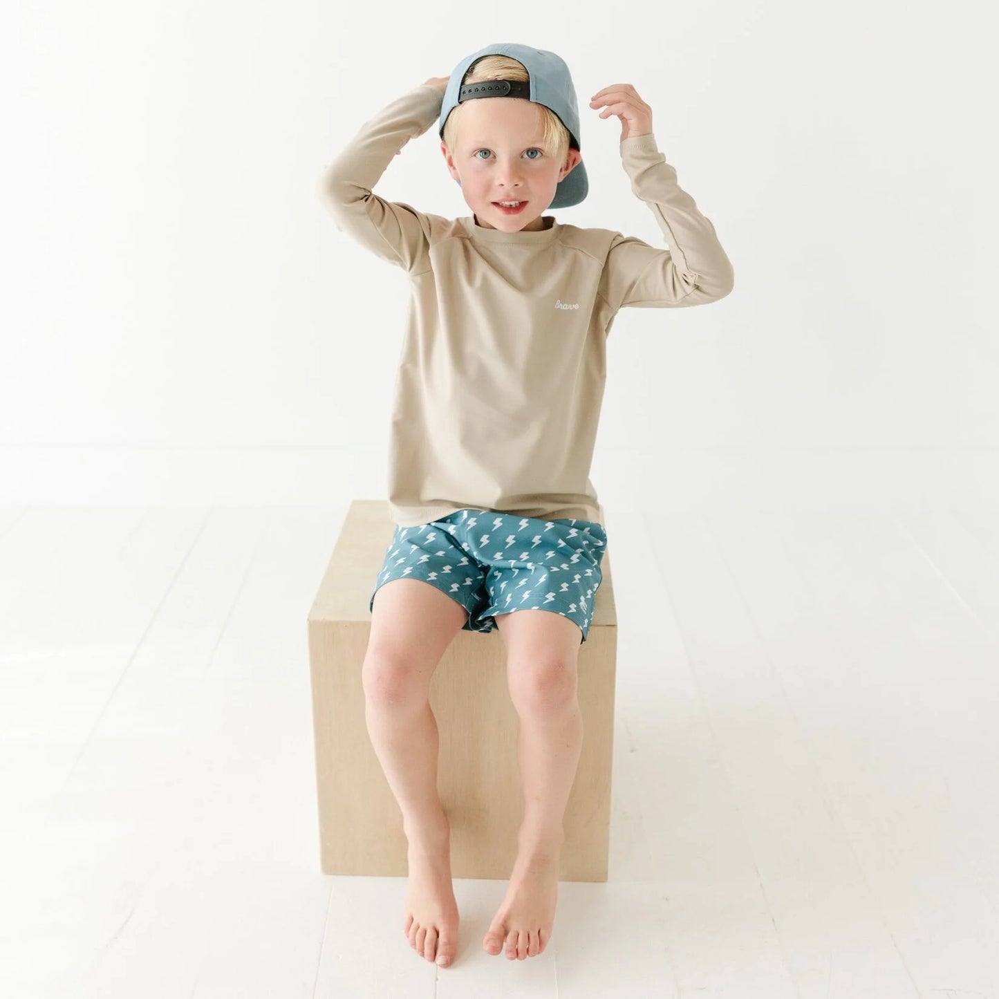 Long Sleeve Rash Guard | Taupe