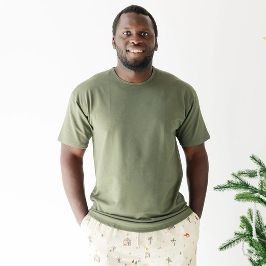 Nativity Christmas PJ Set | Men's Top & Bottom