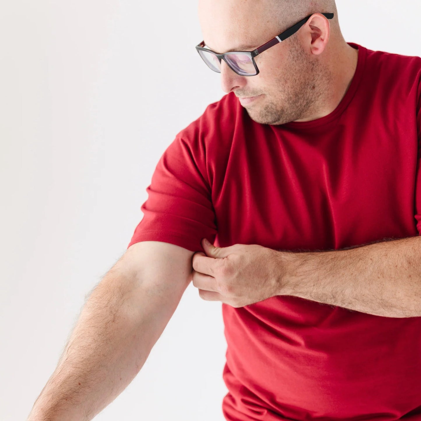 Men's Short Sleeve Shirt | Red