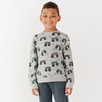 Bamboo French Terry Pullover | Monster Trucks
