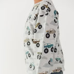 Bamboo French Terry Pullover | Monster Trucks