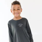 Long Sleeve Shirt | Fishing Club Midnight Charcoal