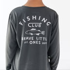Long Sleeve Shirt | Fishing Club Midnight Charcoal