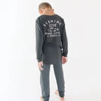Long Sleeve Shirt | Fishing Club Midnight Charcoal