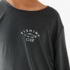 Long Sleeve Shirt | Fishing Club Midnight Charcoal