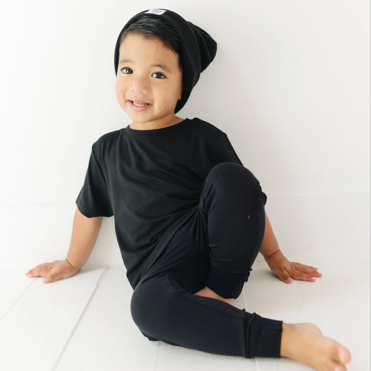 Solid Bamboo Tee | Black