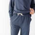 Bamboo French Terry Joggers | Dark Navy