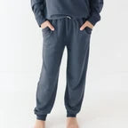 Bamboo French Terry Joggers | Dark Navy