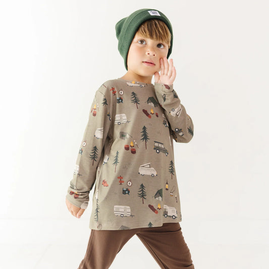 Long Sleeve Shirt | Happy Camper