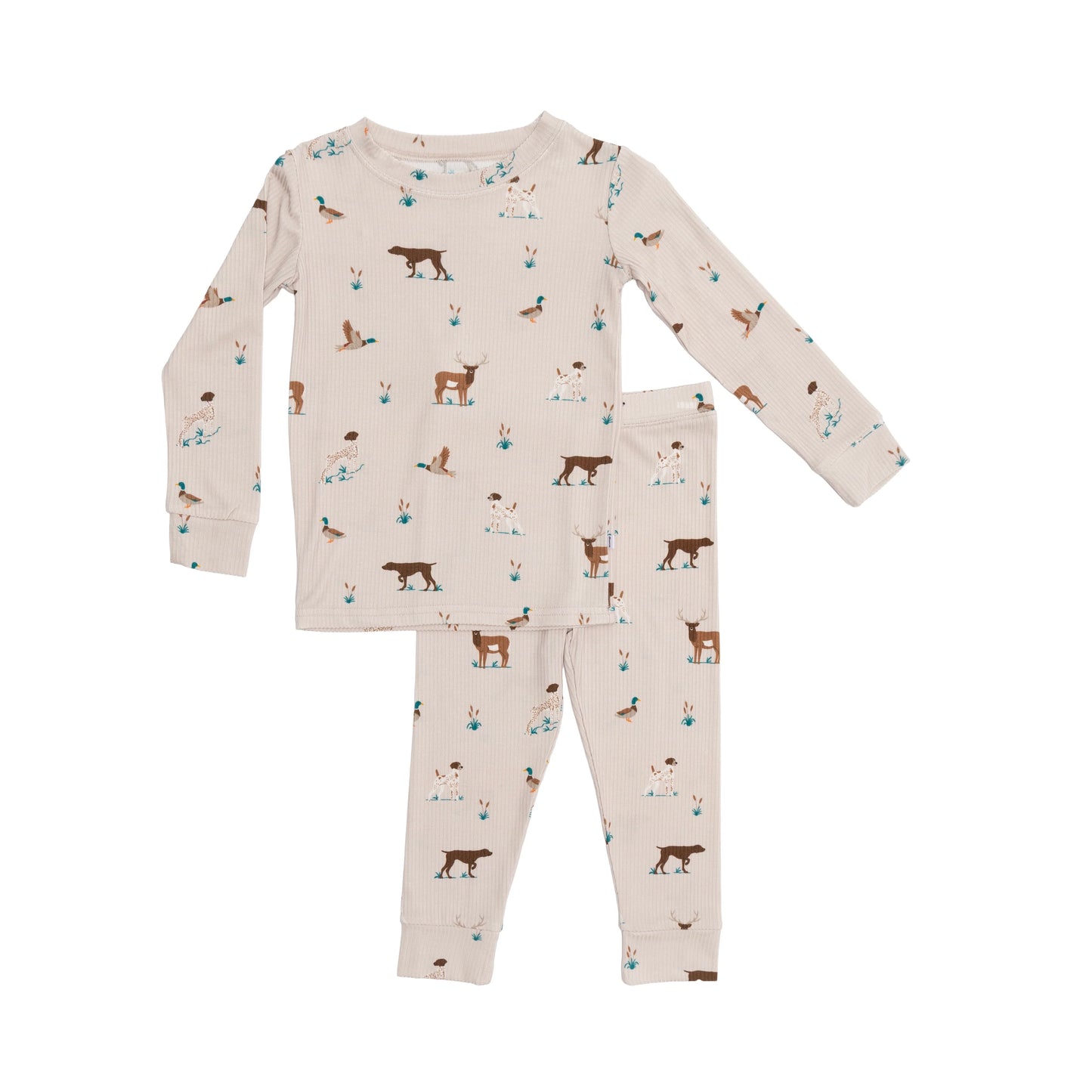 Bamboo Pajama Set | Backcountry (Small Ribbed)