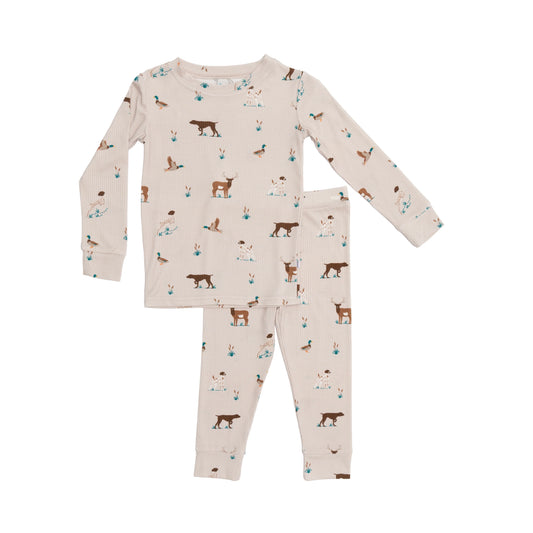 Bamboo Pajama Set | Backcountry (Small Ribbed)
