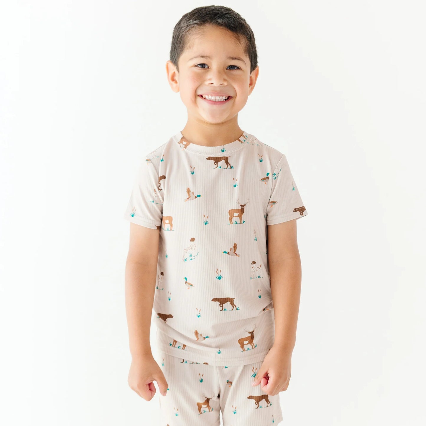 Shorts Bamboo Pajama Set | Backcountry (Small Ribbed)