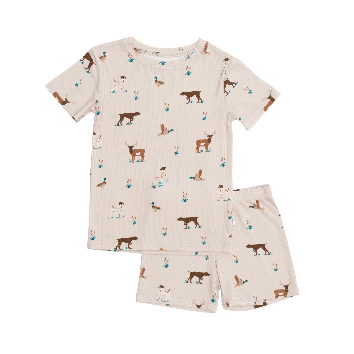 Shorts Bamboo Pajama Set | Backcountry (Small Ribbed)
