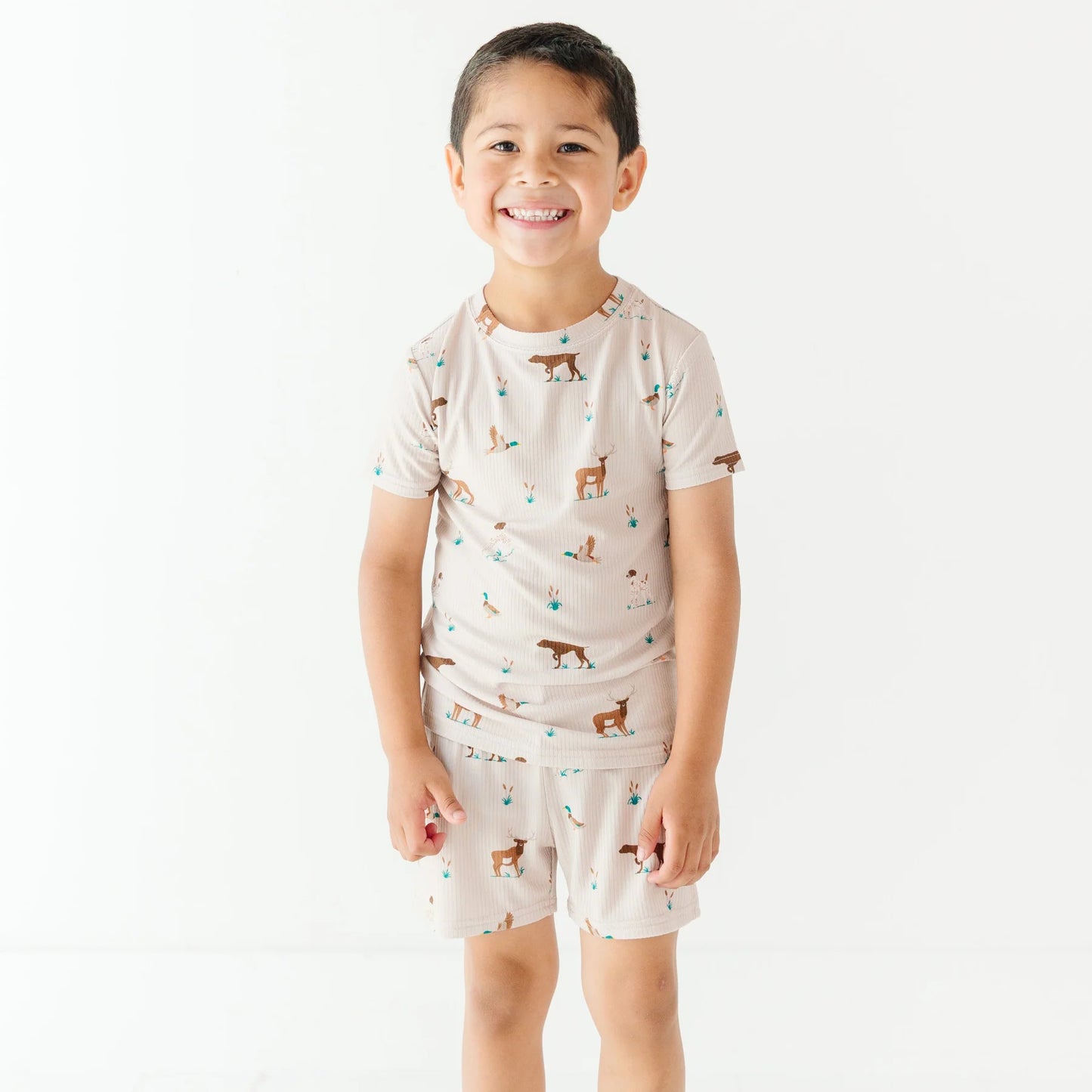 Shorts Bamboo Pajama Set | Backcountry (Small Ribbed)