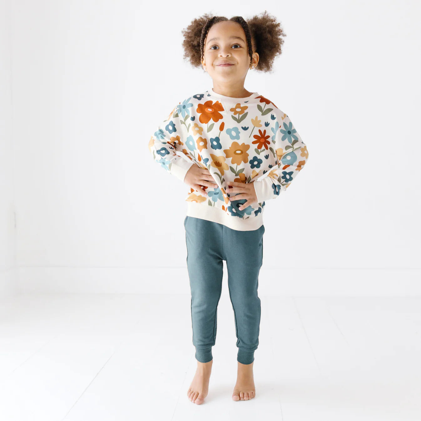 Autumn Meadow Bamboo French Terry Pullover