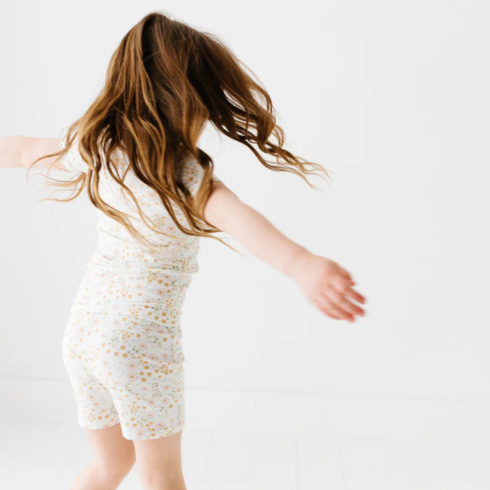 Shorts Bamboo Pajama Set | Whimsical Floral