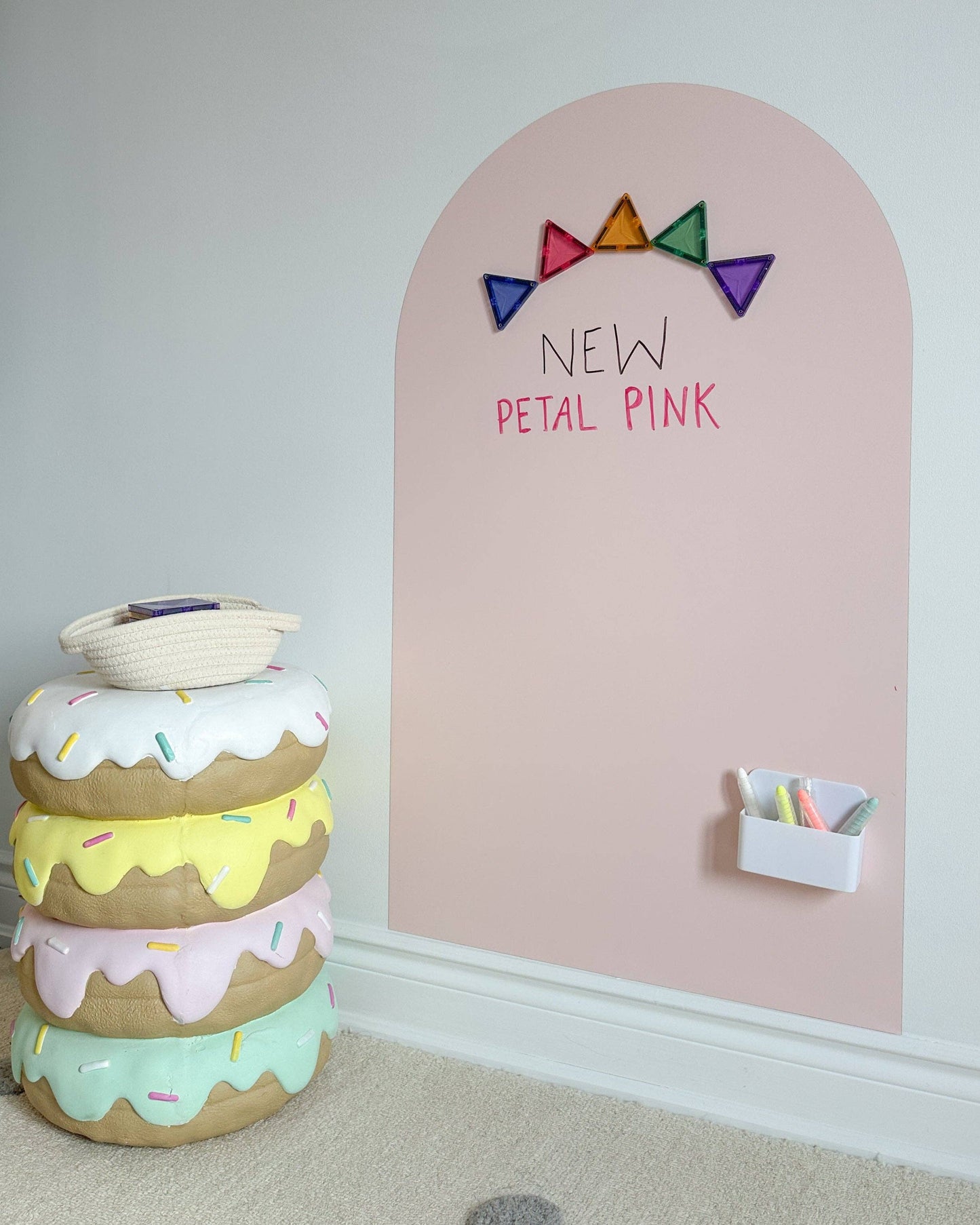Magic Playwall - Arch Magnetic Wall Decal for Kids | Caramel
