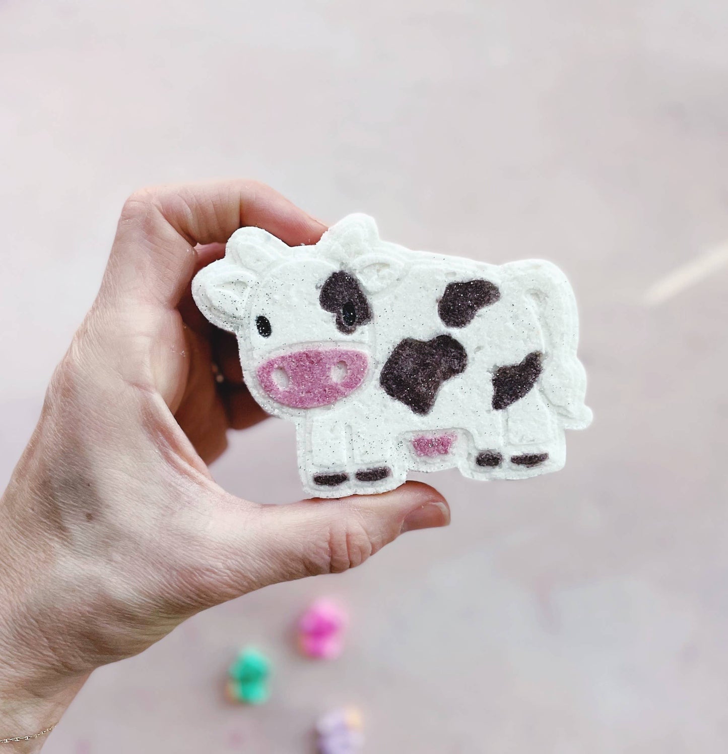 Cow Bath Bomb - with toy!
