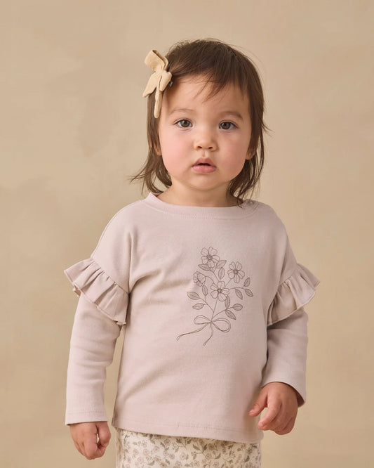 Ruffle Long Sleeve Tee | Fleur