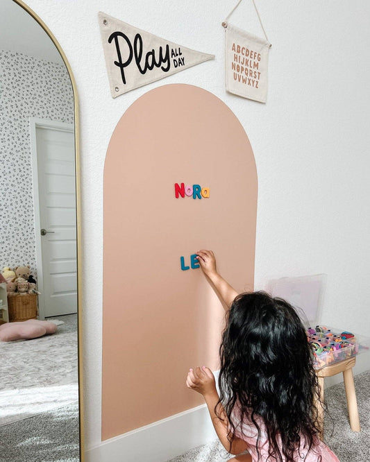 Magic Playwall - Arch Magnetic Wall Decal for Kids | Caramel