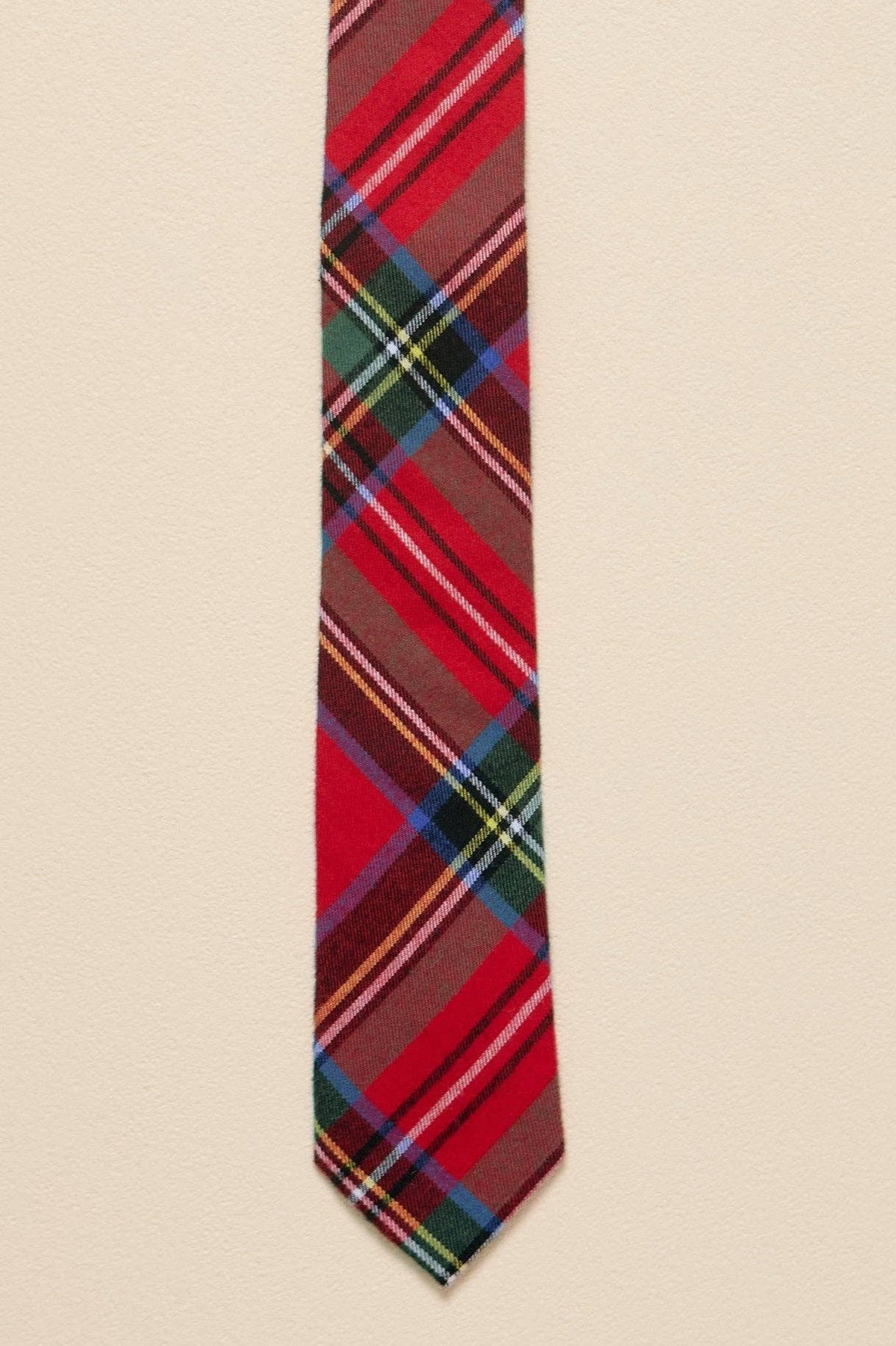 Mens Tie | Holiday Plaid