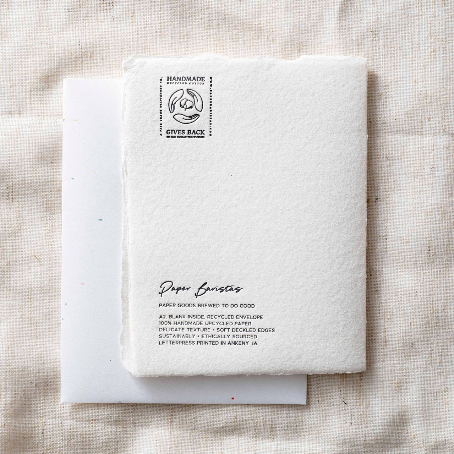 The Best Gift Is Here | Handmade Paper Baby Greeting Card